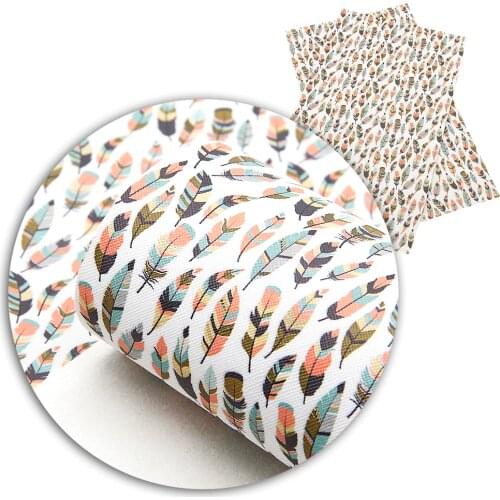 David accessories 20*33cm Cartoon Unicorn Bee Heart Printed Synthetic Leather Fabric,DIY Sewing Garment Hairbow Bags,1Yc2662