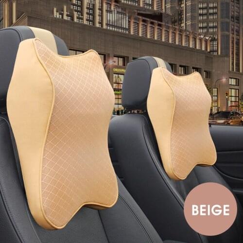 Car Neck Pillow Adjustable Head Restraint 3D Memory Foam Auto Headrest Travel Pillow Neck Support Holder Seat Covers Car Styling