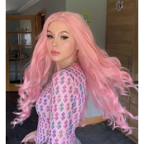 FENJUN HAIR Pink Wigs