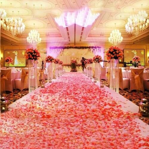 100pcs Fake Petals Rose Wedding Decorations Silk Petal Artificial Flowers Bride To Be Bachelorette Party Decoration Home Decor