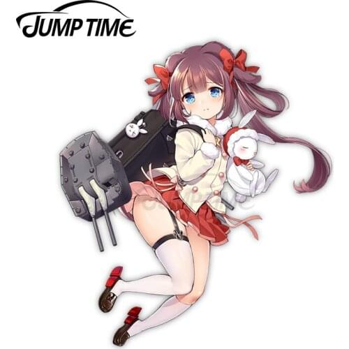 JumpTime 13 x11.2cm Azur Lane Kiyonami Anime Waifu Weatherproof Car Stickers and Decals Vinyl Waterproof Car Bumper Laptop Decor