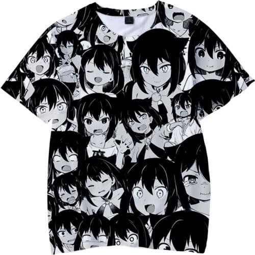 Creative Funny Jahy-sama wa Kujikenai! 3D Adult Kids 2021 New T-shirt Streetwear Casual Summer Tee Clothes
