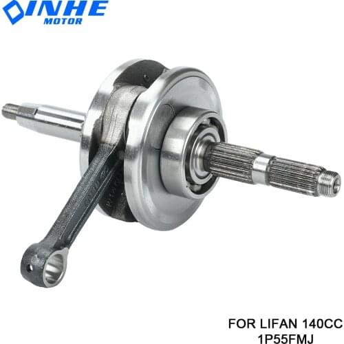 LF140 140cc Engine crankshaft For lifan 140 140cc 1P55FMJ Horizontal Kick Starter Engine Dirt Pit Bikes Parts