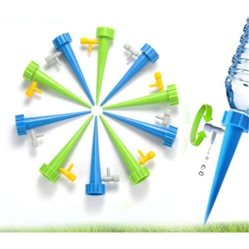 6 PCS Auto Drip Irrigation Watering System Watering Spike Garden Plants Flower Watering Kits Household Automatic Waterers