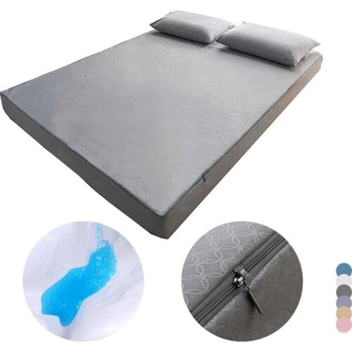New Six-sided Fully Enclosed Waterproof Bed Cover Mattress Protector Mattress Topper for Bed Anti-mite Mattress Cover Zipper