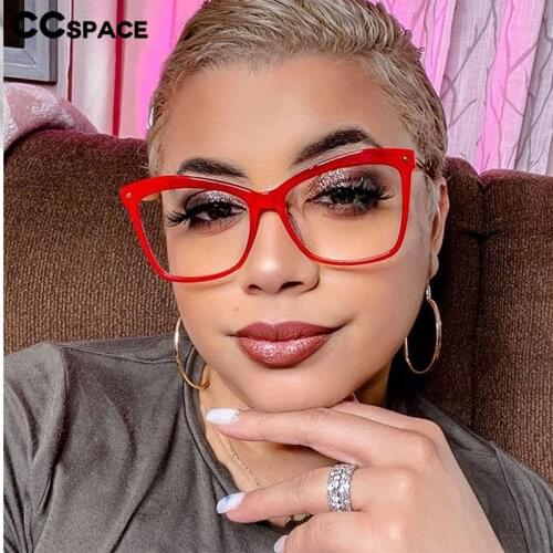 45894 TR90 Cat Eye Glasses Frames Rice Nail Men Women Optical Fashion Computer Glasses