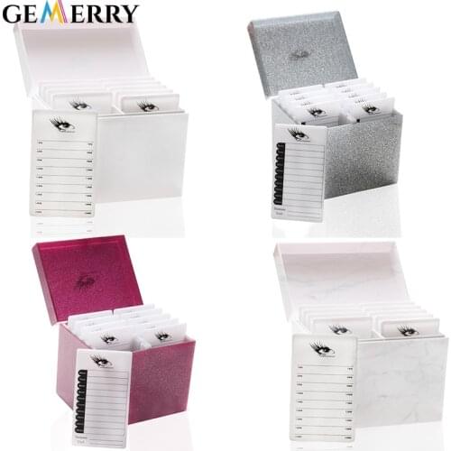 10 Layers Lash Extension Organizer Eyelash Storage Box With False Eyelash Glue Pallet Display Stand Makeup Grafting lashes Tool