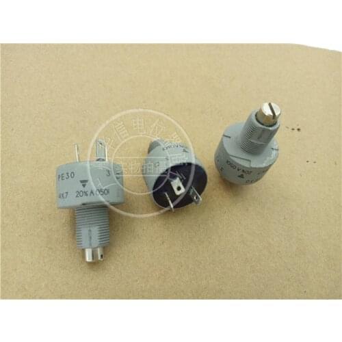 Original new 100% potentiometer 4.7K PE30P 4K7 short handle with black bottom (SWITCH)