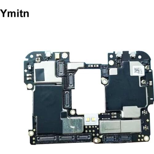 Ymitn Unlocked Main Board Mainboard Motherboard With Chips Circuits Flex Cable Logic Board For OnePlus 6 OnePlus6 8+256GB