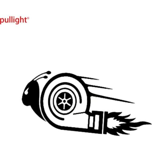 15*7.5CM Stylish Car Stickers DUB Drift Race Car Styling Turbo Snail Cool Decals