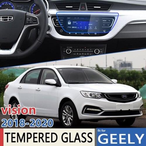 For Geely vision S1 FC3 2018 2019 2020 Navigation Ultra-Thin Film Perfect Fit Full Screen Protector Tempered Glass Accessories
