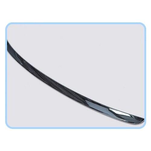Higher star stainless steel car rear trunk trim,rear trunk bar,bright strip For Macan 2014-2016