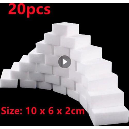 Magic Sponge White Melamine Sponge Eraser Kitchen Office Bathroom Clean Accessory Dish Cleaning Nano Non Toxic Clean Tools
