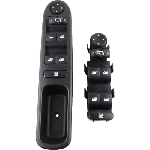 High Quality Front Left Side Electric Master Window Mirror Switch Panel 6554.HA 9651464577 for Citroen C4 2004-2011