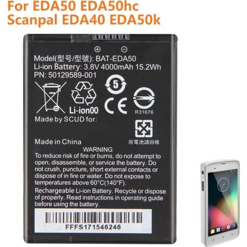 Yelping BAT-EDA50 Phone Battery For Honeywell EDA50 EDA50hc Scanpal EDA40 EDA50k 4000mAh