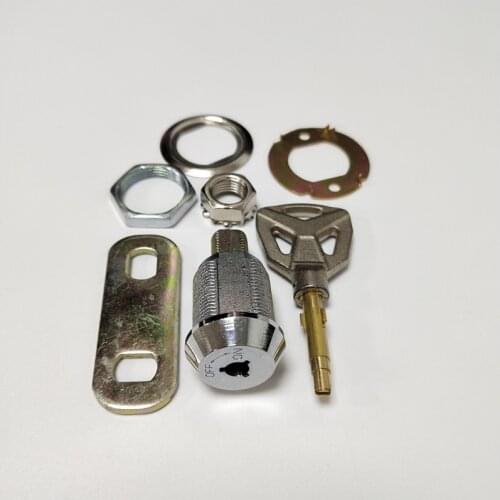 Raylock special key cabinet lock keyed alike door cam lock with off on direction pointing arrow 21mm