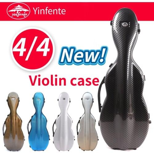 Yinfente 5 Color 4/4 Violin Hard Case/Box Carbon Composite light&strong