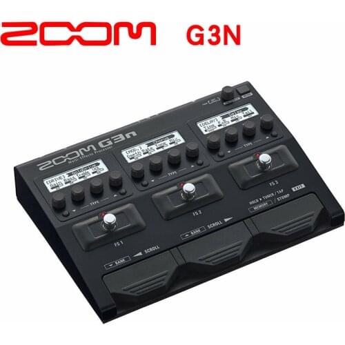Zoom G3N Electric Guitar Multi Effector Processeur Stomp Pedale