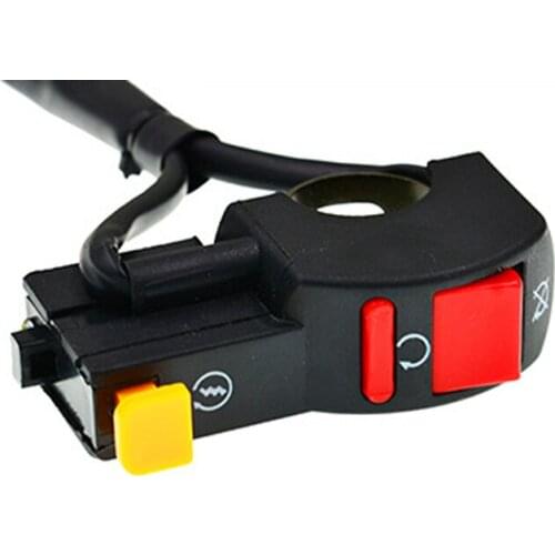 1pcs Motorcycle Handlebar Switch Electric Starter Handlebar Start & Stop ATV On-Off Button Flameout Switch Refit Accessories