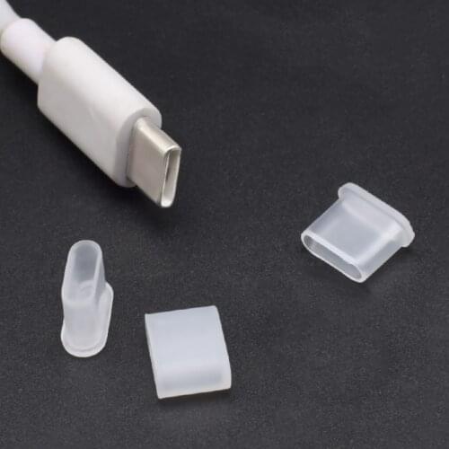 10pcs/lot USB Type-C Male Plug Cover Case Dustproof Cover Cap