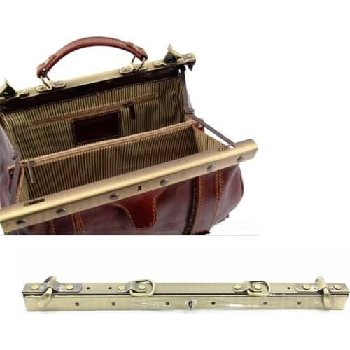 18 inch metal Vintage frame Anti bronze Doctor bag frame purse frame