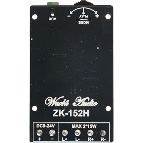 2x15W Bluetooth 5.0 Digital Power Amplifier Board Module Two-channel Stereo