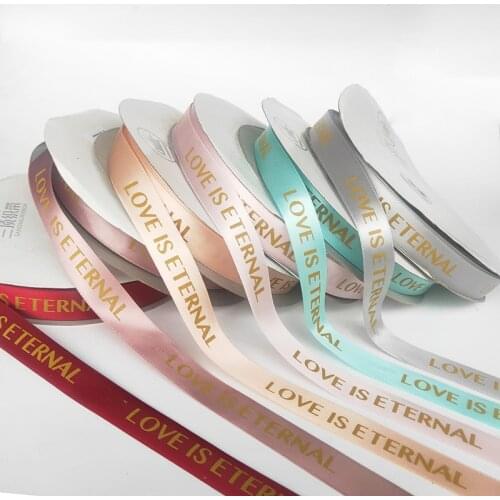 5Meter Letter ribbon surprise gift box letter ribbon for wedding birthday party decorate birthday cake gift box ribbon