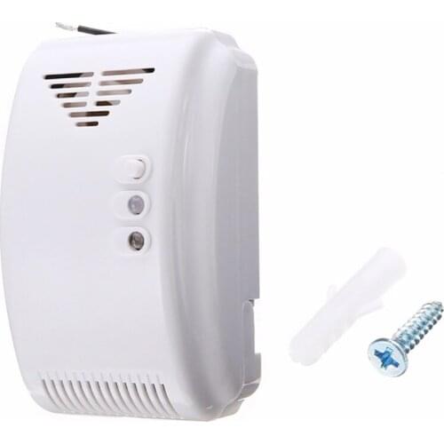 12V Standalone Combustible Gas Alarm LPG LNG Coal Natural Gas Leak Detector Sensor for Home Security Safety Gas Detector Sensor