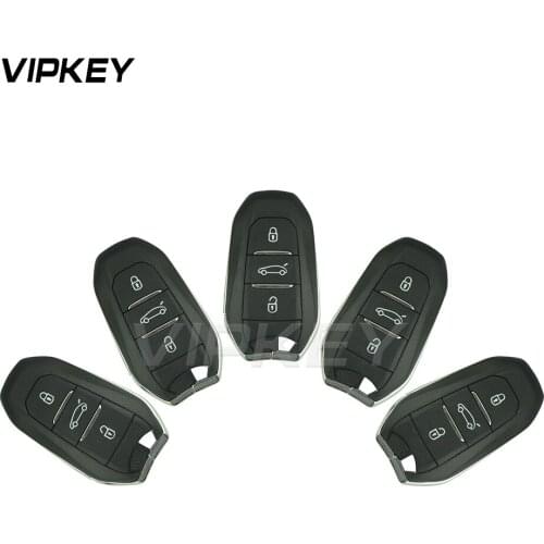 Remotekey 5pcs Aftermarket Smart key remote keyless entry for Citroen DS4 DS5 3 button 433.92 mhz ID46 - PCF7953 chip