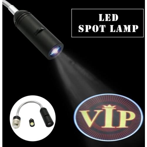 Welcome Projection Door light 110V / 220V E27 Bar Hotel Logo Advertising bulb lamps spotlight Replaceable Films Custom Design