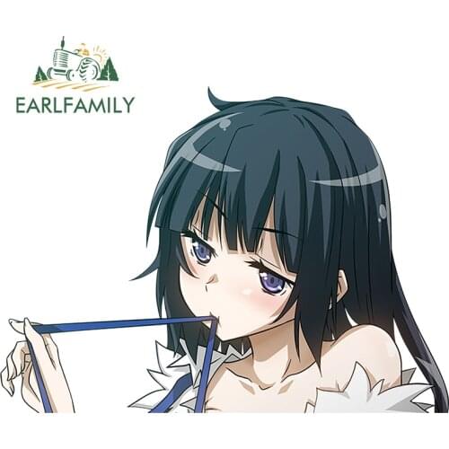 EARLFAMILY 13cm x 9.5cm for DanMachi Hestia Personality Anime Scratch-Proof Car Stickers Windshield RV Cartoon Motorcycle Decal