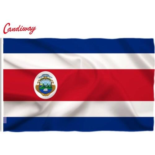 High Quality Costa rica Flag Banner La República de Costa Rica Indoor Outdoor Home Decor 90X135 cm NN105