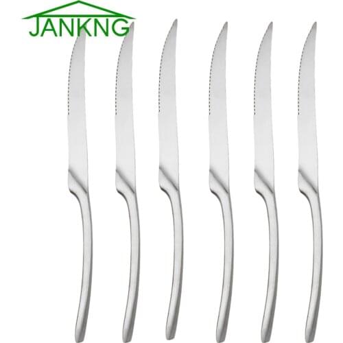 Ножи столовые нержавеющая сталь JANKNG China At AliExpress