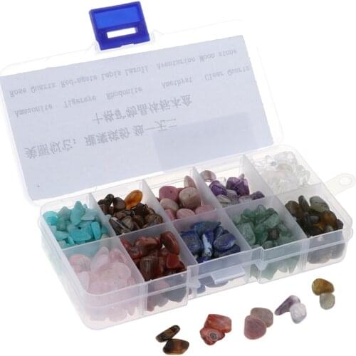 Box of 10 Sets Assorted Rock Crystal Rock & Mineral Stone Quartz Nature Science Kits School Teaching Educational Toy