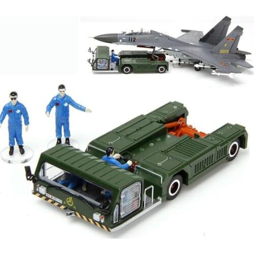 13CM 1/72 scale diecast Fighter tractor trailer Model For air plane model Toy adult children toy for display show collections