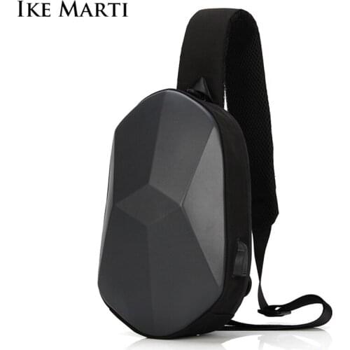 Multifunction Crossbody Bag for Men USB Charge Bag Anti-theft Shoulder Messenger Bags Waterproof Short Trip Chest Bags Pack 2021