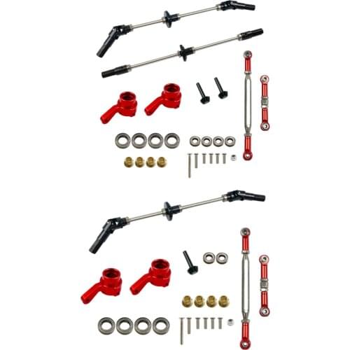 Upgrade Metal 1:12 RC Car Front/Rear Axle DIY for D90 MN99 MN99S MN90 MN96 Car SUV Reduce Damage Hobby Accessory