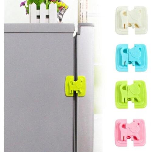 Newest White Kitchen Drawer Cupboard Door Drawer Fridge Box Kids Baby Safety Safe Lock Furniture Protect Lock Toddler Protect