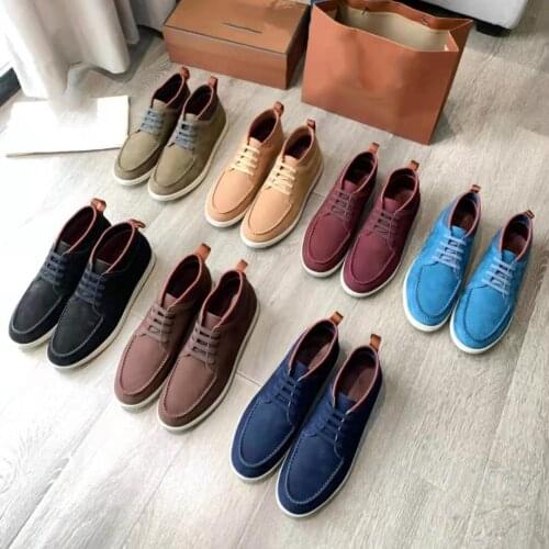 Vallu 2021 spring and autumn new leather business casual plain fashion all-match mule flat mens shoes