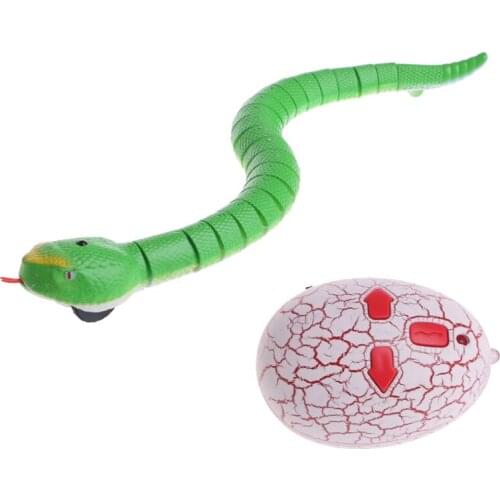 Novelty Remote Control Snake Rattlesnake Animal Trick Terrifying Mischief Toy 97BC