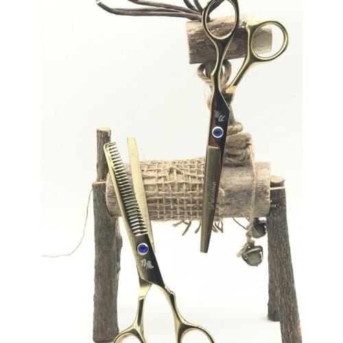 12PCS/Set Professional Hairdressing Scissors Kit Hair Cutting Scissors Hairbrush Hair Clip Cape Grooming Comb For Barbershop