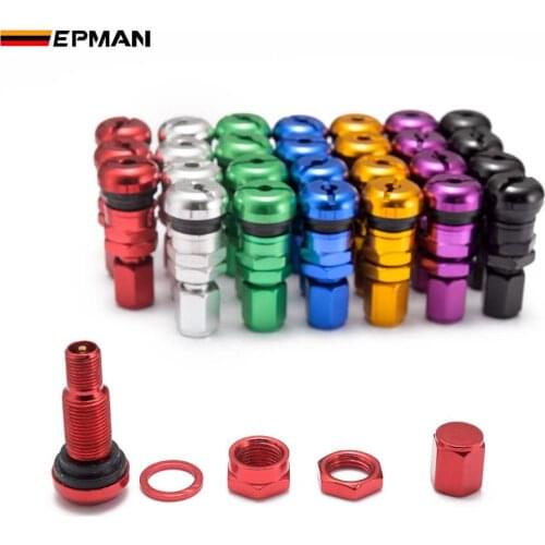 4pcs/set Universal Motorcycle Car Wheel Tubeless Tire Valve Air Caps for Tire Valve Stem Aluminium Metal Air Valve Stem EPQMZ06