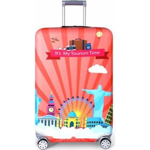 Thicker Travel Suitcase Protective Cover Luggage Case Travel Accessories Elastic Luggage Dust Cover Apply To 18''-32'' Suitcase