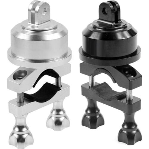 360 Rotating Helmet Swivel Bar Mount Clip for 8-35mm Rod, Bicycle Motorcycle Mobile Phone Bracket for Yi Action Cameras