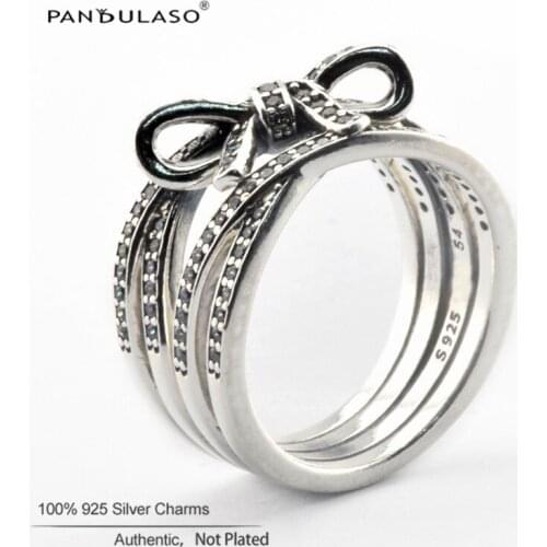 Delicate Sentiments Ring Authentic 925 Sterling silver Jewelry Rings For Woman European Style Silver Rings For Jewelry Making