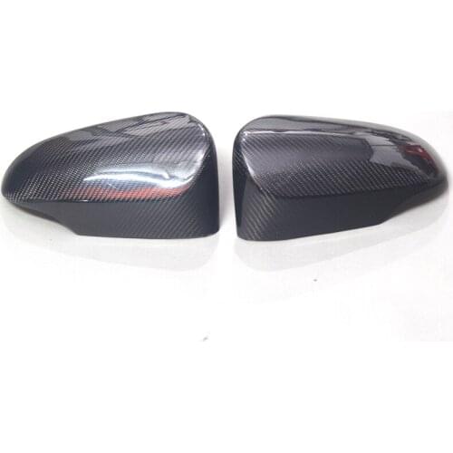 1 Pair Real And Full Carbon Fiber Replacement Car Mirror Cover For Toyota Camry 2012-2015 Or E'Z 2013-2014 Rearview Side Mirror