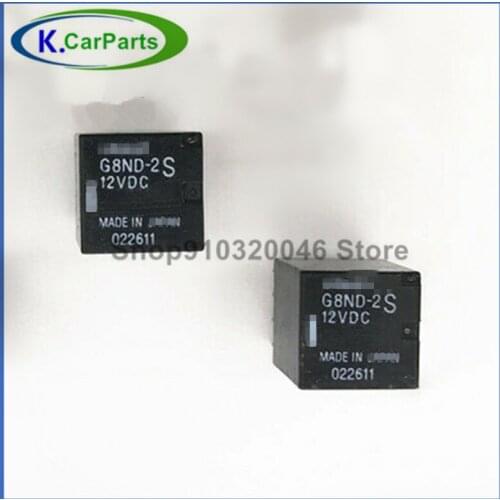 2X Black G8ND-2UK 12VDC Relay For Omron For Renault BMW X5/X6 Electronic Handbrake