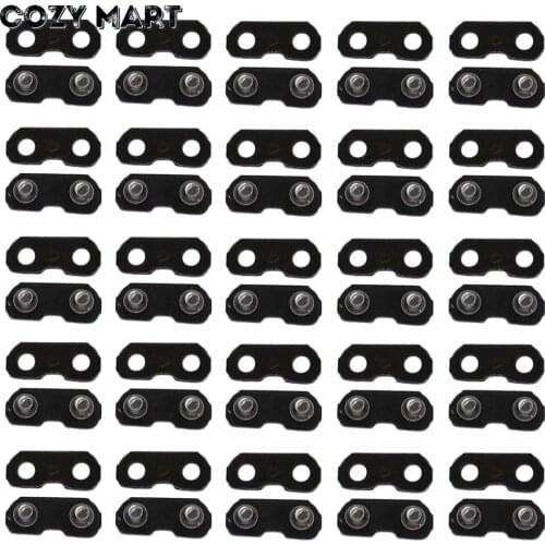 25set Chainsaw Master Link Repair Stainless Steel Chain Joiner Link for 3/8 Preset Straps 050-058 Fits Oregon #72 #73