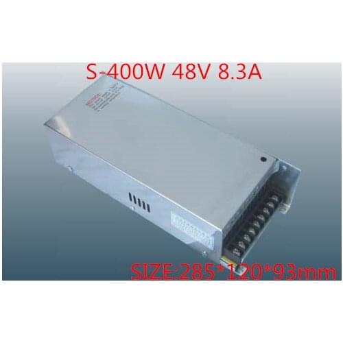 400W 48V 8.3A Single Output Switching power supply for LED Strip light AC-DC S-400-48