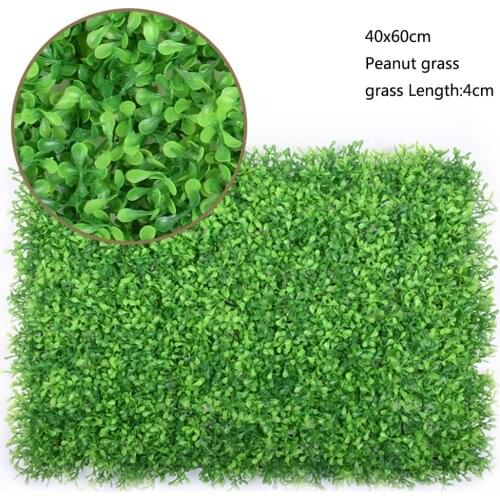 40x60cm Green Artificial Grass Artificial Grasses Plants Wall Fake Lawn Simulation Miniature Garden for Home Garden Decoration